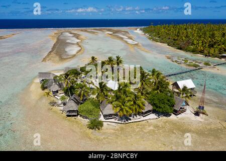 Impressionen von Fakarava-Atoll, Tuamotu Archipel, Französisch-Polynesien Stockfoto