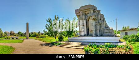 Katakomben Denkmal und Museum der Partisanen Ruhm in Nerubaiske Dorf in der Nähe von Odessa, Ukraine Stockfoto