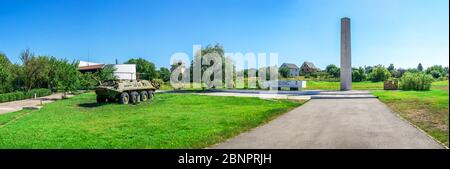 Katakomben Denkmal und Museum der Partisanen Ruhm in Nerubaiske Dorf in der Nähe von Odessa, Ukraine Stockfoto