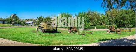 Katakomben Denkmal und Museum der Partisanen Ruhm in Nerubaiske Dorf in der Nähe von Odessa, Ukraine Stockfoto