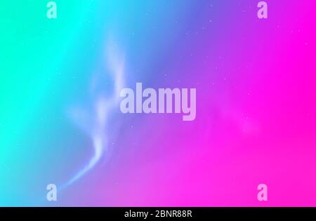 Bunte Gradient Bcakground Mit Kleinen Partikeln & Welle. Stockfoto