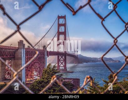 USA, Kalifornien, San Francisco, Golden Gate Bridge Stockfoto