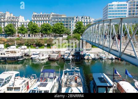 Paris, Ile de france/ Frankreich: Port de paris Arsenal Stockfoto