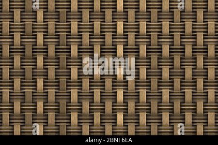 Korb Korbweide Rattan Webstruktur Stockfoto