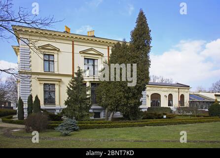 Herbst Schlossmuseum in Lodz. Polen Stockfoto