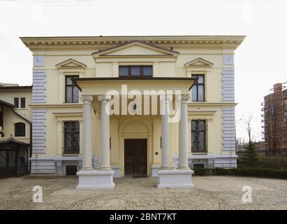 Herbst Schlossmuseum in Lodz. Polen Stockfoto