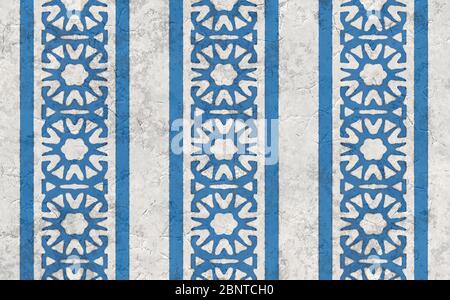 Keramik Keramik-Bordüren Stockfoto