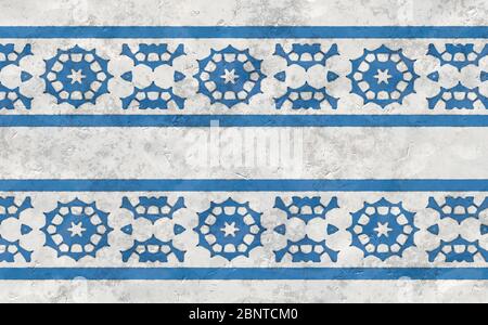 Keramik Keramik-Bordüren Stockfoto