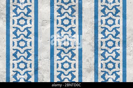 Keramik Keramik-Bordüren Stockfoto