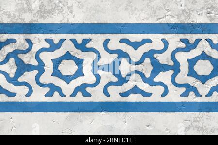 Keramik Keramik-Bordüren Stockfoto