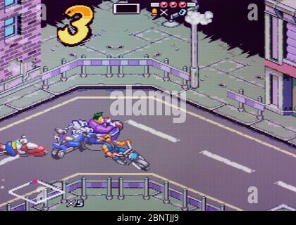 Biker Mäuse von Mars - SNES Super Nintendo - nur zur redaktionellen Verwendung Stockfoto