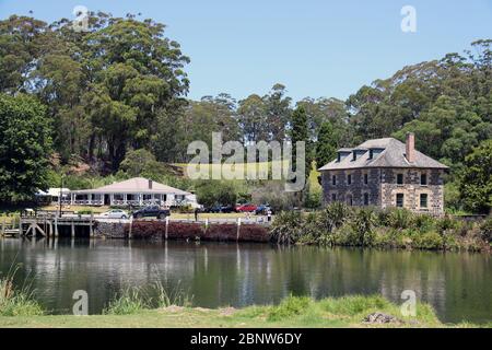 Old Stone Store (1819). Das älteste Gebäude in Neuseeland. Georgian Maori gebaut Mission Station, Kerikeri, Bay of Islands, Nordinsel, Neuseeland. Stockfoto