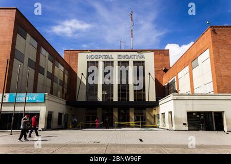 Engativa Krankenhaus, Gesundheitszentrum im Nordwesten der Stadt Bogotá, an einem sonnigen Tag, Bogotá 16. Mai 2020 Stockfoto