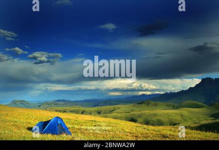 Drakensburger Landschaft Stockfoto