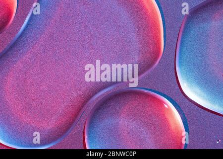 Abstrakt flüssig farbigen Hintergrund. Makro Für Drop Fusion Stockfoto