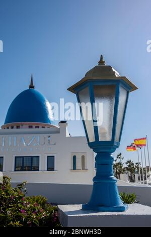 Außerhalb Einkaufszentrum in Corralejo Fuerteventura. Stockfoto