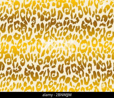 Leopardenmuster. Abstraktes Wildlife-Design. Trendige Mode Nahtloses Muster. Stockfoto