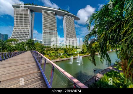 Singapur Gardens by the Bay Stockfoto