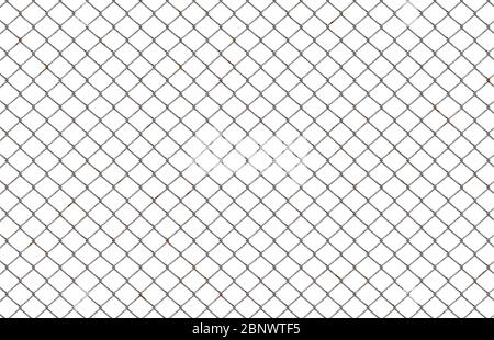 Metall chainlink fence Stockfoto