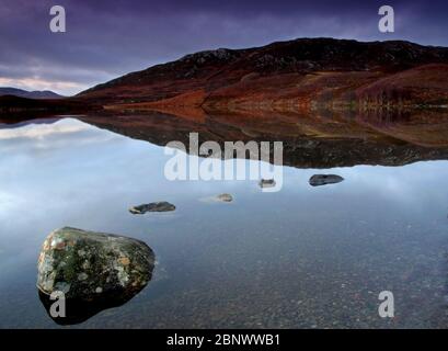 loch Tarff schottland Landschaft im Winter Stockfoto