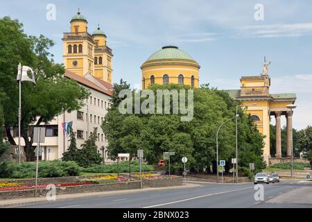 Kathedrale Basilika auch als Eger Kathedrale in Eger, Ungarn Stockfoto