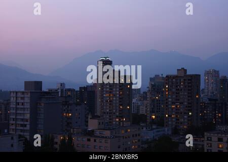 Appartment Tower in Vancouver, B.C. Stockfoto