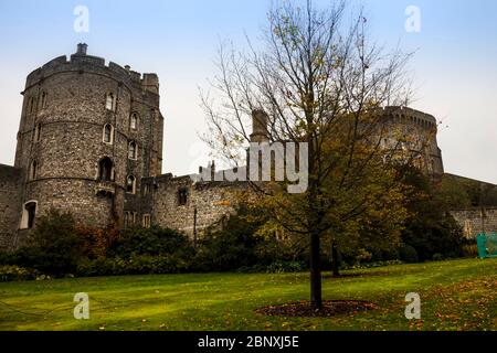 Detail von Windsor Castle in Windsor, Berkshire, England Stockfoto