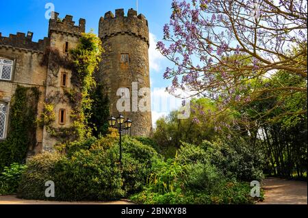 Alte Schlösser in Irland nördlich von Dublin Stockfoto