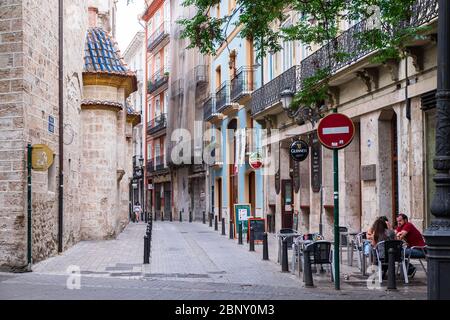 Valencia, Spanien: 13. Juni 2015 - auf den Straßen von Valencia Stockfoto