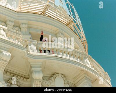 CANNES, FRANKREICH. Mai 1997: Pop-Superstar Michael Jackson bei den 50. Filmfestspielen von Cannes. Foto © Paul Smith/Featureflash Stockfoto