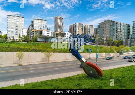 seattle, am Sonnentag, Seattle, Washington, usa. Stockfoto