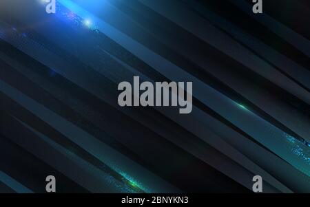 Abstrakte Linien Komposition und Technologie Hi-Tech-digitalen Hintergrund mit gravierten Halbton-Muster Stock Vektor