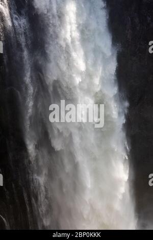 Victoria fällt im September, Simbabwe Stockfoto