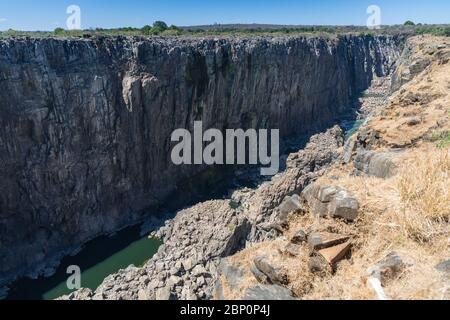 Victoria Falls Simbabwe im September Stockfoto