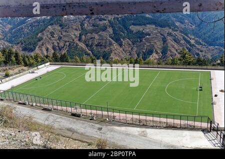 Rajiv Gandhi hohe Höhe künstliche Hockey GroundTurf Stockfoto