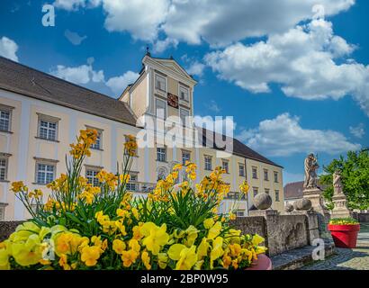 Impressionen vom berühmten Kloster Kremsmünster in Oberösterreich Stockfoto