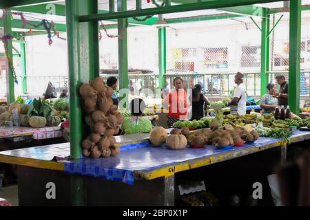 Sigatoka Market, Coral Coast, Viti Levu, Fidschi, Südpazifik. Stockfoto