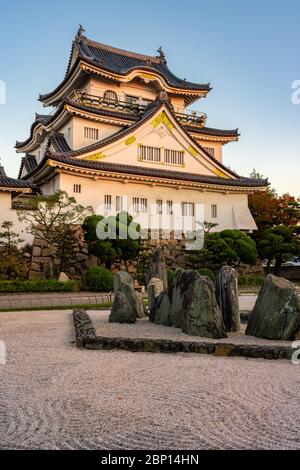 Kishiwada Burg (Chikiri Burg) erbaut im 16. Jahrhundert in Kishiwada Stadt, Präfektur Osaka, Japan Stockfoto