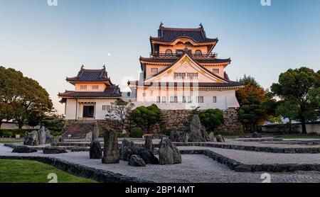 Kishiwada Burg (Chikiri Burg) erbaut im 16. Jahrhundert in Kishiwada Stadt, Präfektur Osaka, Japan Stockfoto