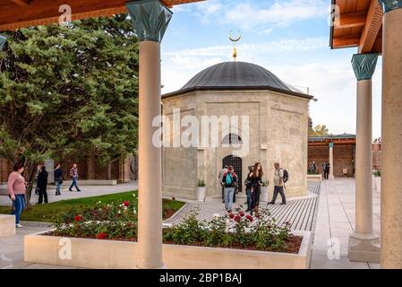 Das Grab von Gul Baba in Budapest, Ungarn Stockfoto