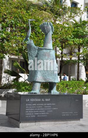 GARTEN DER WINDE SAN JUAN PUERTO RICO SKULPTUR Stockfoto