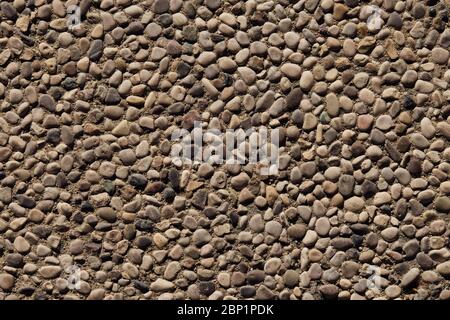 Kiesboden Nahaufnahme Textur Stockfoto