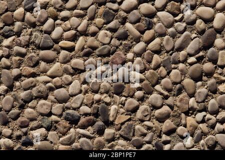 Kiesboden Nahaufnahme Textur Stockfoto