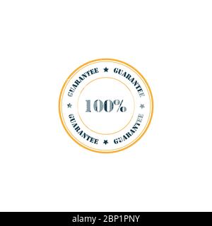 Zerkratzt texturiert Garantie Stempel Siegel Vektor Bild. Garantie Grunge Gummi Stempel Logo Symbol Vektor Stock Vektor