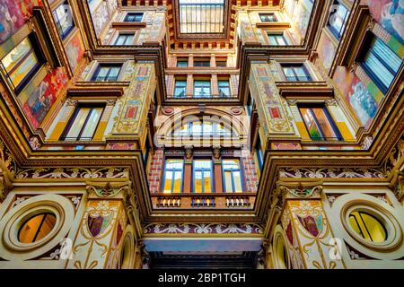 Galleria Sciarra, Rom, Italien Stockfoto