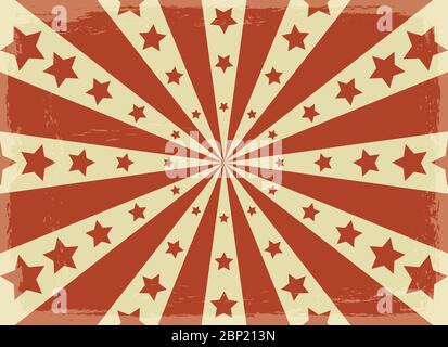 Vintage Zirkus Poster Papier Stock Vektor