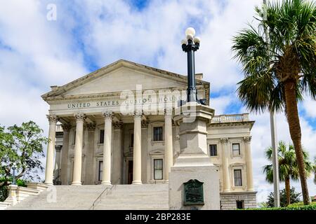 Historisches Custom House in Charleston, South Carolina. Stockfoto