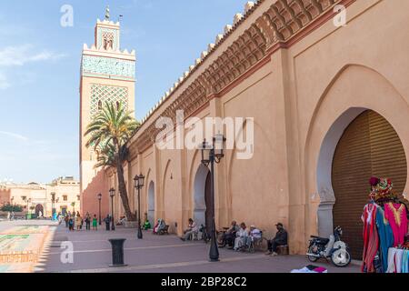 Die Kasbah Moschee (auch: Mansouria Moschee oder Moschee von Moulay al-Yazid marrakesch Stockfoto