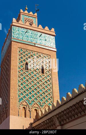 Die Kasbah Moschee (auch: Mansouria Moschee oder Moschee von Moulay al-Yazid marrakesch Stockfoto