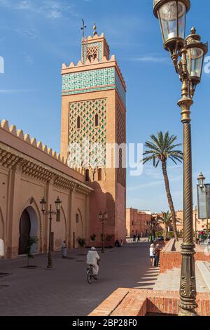 Die Kasbah Moschee (auch: Mansouria Moschee oder Moschee von Moulay al-Yazid marrakesch Stockfoto